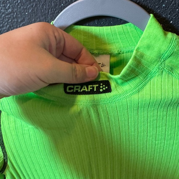 Craft Neon Green Performance Long Sleeve Top - Picture 4 of 5